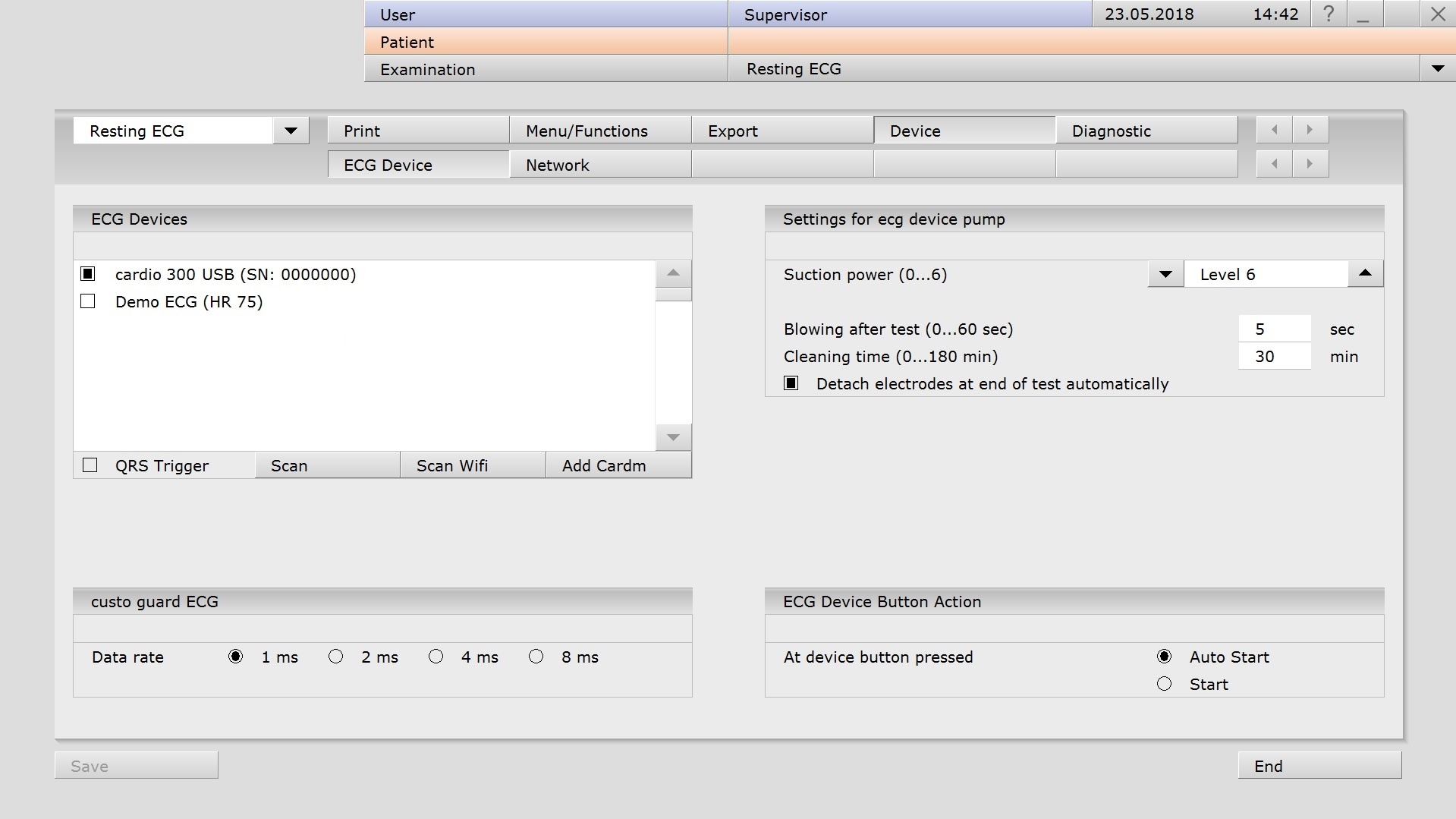 custo diagnostic 4.x > What you can try when the cardio 300 USB lost connection in custo diagnostic version 4.6.1. > 4_6_1.jpg
