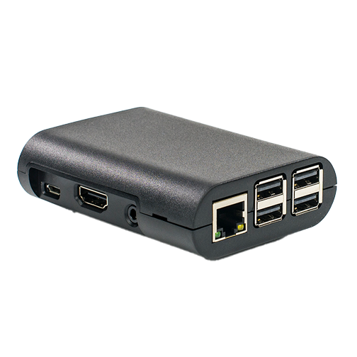 Produktfoto custo router mit den verschiedenen Anschlussmöglichkeiten