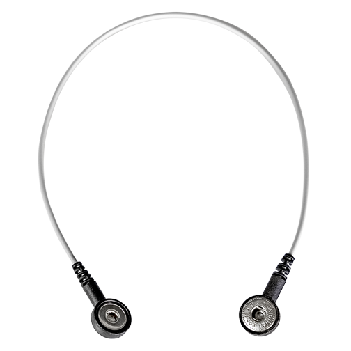 Kabel mit zwei Druckknopfverbindungen an jedem Ende