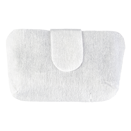 Dünne weiße Vließtasche